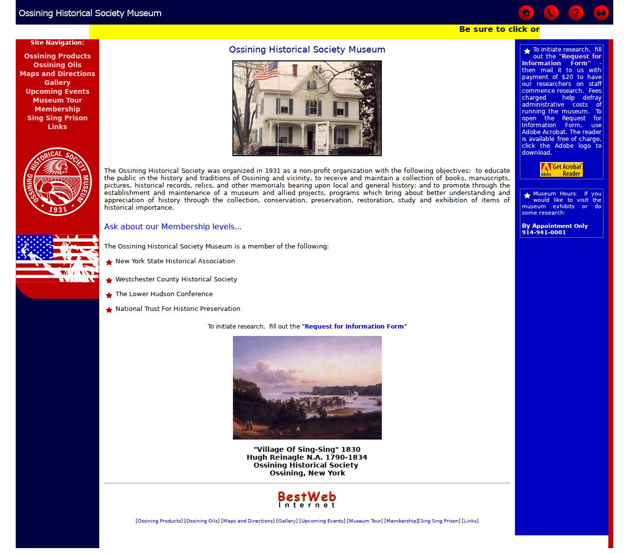 Town of Ossining city directory research at the Ossining Historical Society